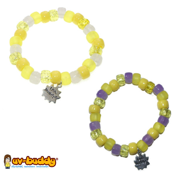 Custard & Mustard UV Reactive Bracelet