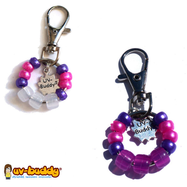 Pink & Purple UV Reactive Clip